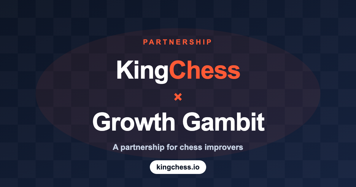 KingChess x Growth Gambit partnership announcement